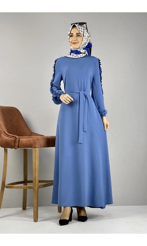 Moda Çizgi Tesettür Elbise