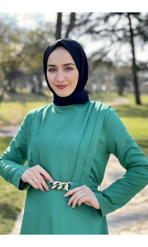Moda Çizgi Tesettür Elbise