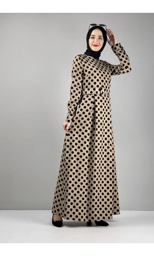 Moda Çizgi Tesettür Elbise