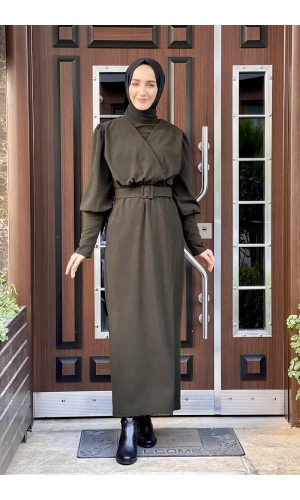 Moda Çizgi Tesettür Elbise