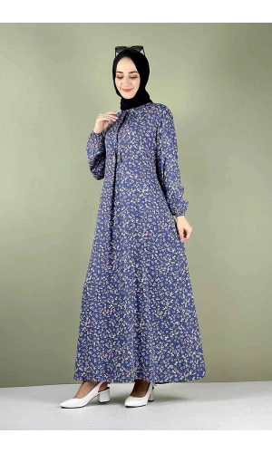 Moda Çizgi Tesettür Elbise