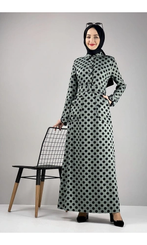 Moda Çizgi Tesettür Elbise