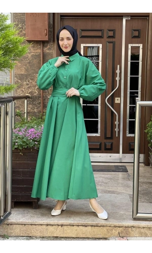 Moda Çizgi Tesettür Elbise