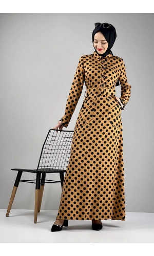 Moda Çizgi Tesettür Elbise