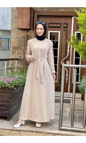 Moda Çizgi Tesettür Elbise