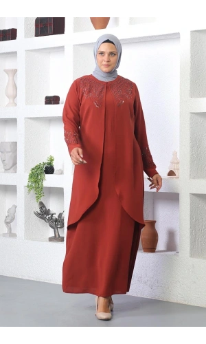 Moda Çizgi Tesettür Elbise