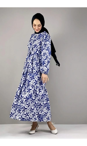 Moda Çizgi Tesettür Elbise