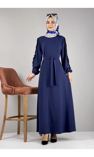 Moda Çizgi Tesettür Elbise