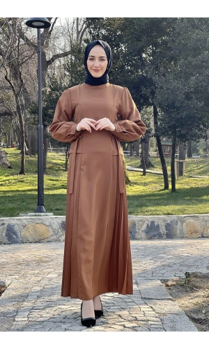 Moda Çizgi Tesettür Elbise