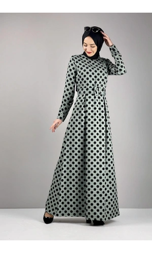 Moda Çizgi Tesettür Elbise