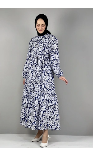 Moda Çizgi Tesettür Elbise