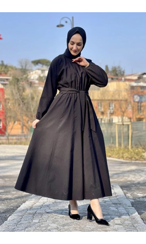 Moda Çizgi Tesettür Elbise