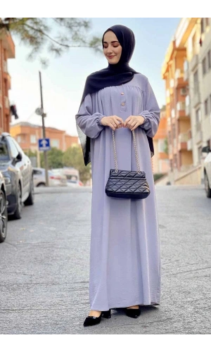 Moda Çizgi Tesettür Elbise