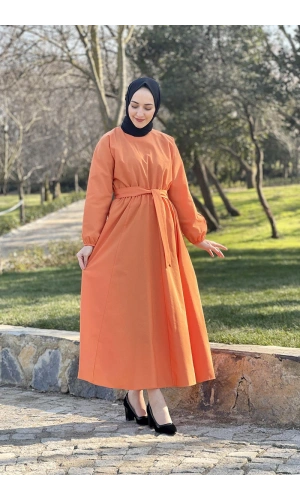 Moda Çizgi Tesettür Elbise