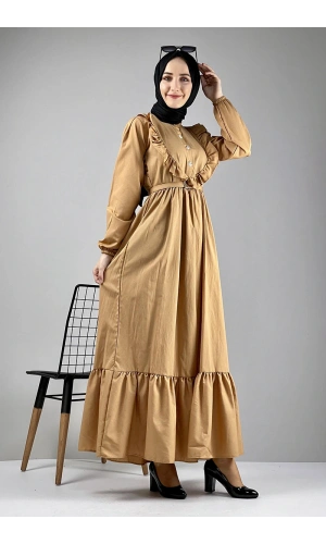 Moda Çizgi Tesettür Elbise