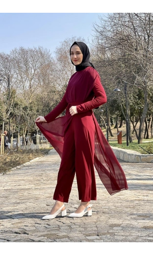 Moda Çizgi Tesettür Elbise
