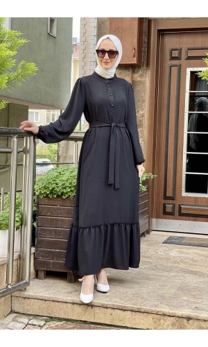 Moda Çizgi Tesettür Elbise