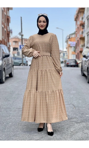 Moda Çizgi Tesettür Elbise