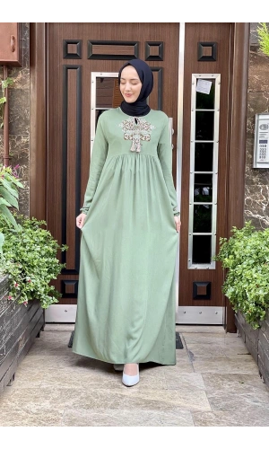 Moda Çizgi Tesettür Elbise