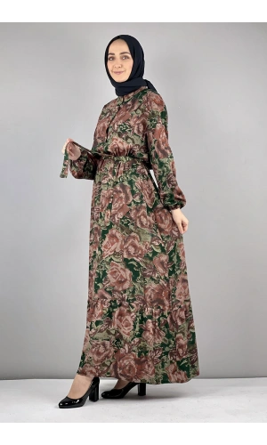 Moda Çizgi Tesettür Elbise