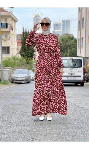 Moda Çizgi Tesettür Elbise