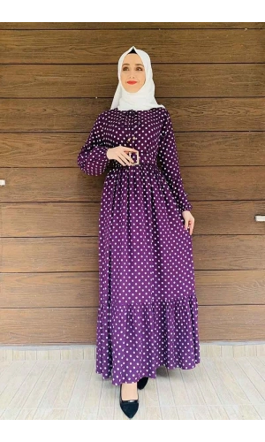 Moda Çizgi Tesettür Elbise