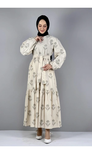 Moda Çizgi Tesettür Elbise