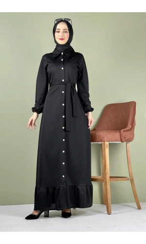 Moda Çizgi Tesettür Elbise