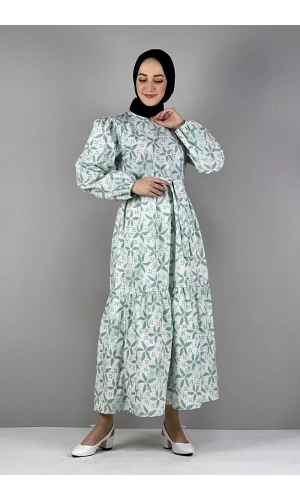 Moda Çizgi Tesettür Elbise