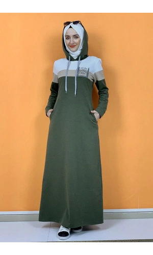 Moda Çizgi Tesettür Elbise