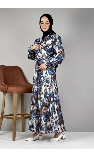 Moda Çizgi Tesettür Elbise