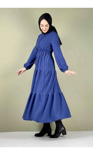 Moda Çizgi Tesettür Elbise