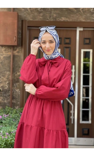 Moda Çizgi Tesettür Elbise