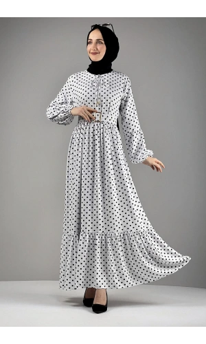 Moda Çizgi Tesettür Elbise