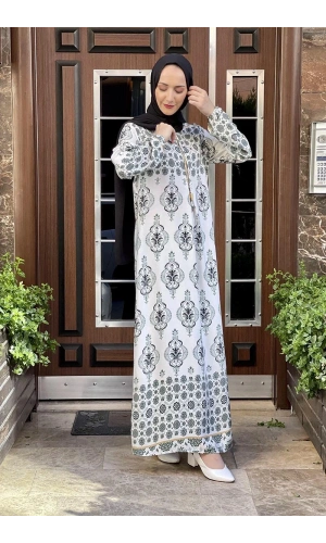 Moda Çizgi Tesettür Elbise