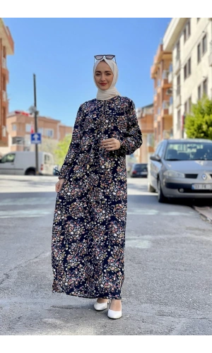 Moda Çizgi Tesettür Elbise