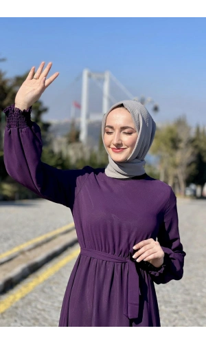 Moda Çizgi Tesettür Elbise