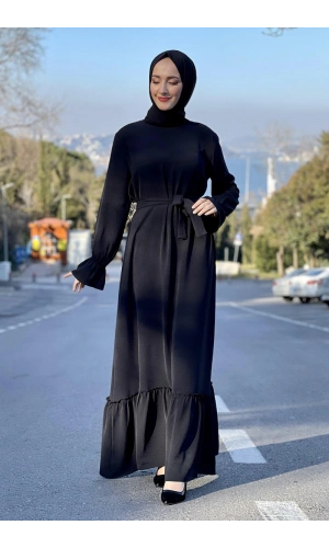 Moda Çizgi Tesettür Elbise