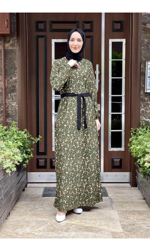 Moda Çizgi Tesettür Elbise