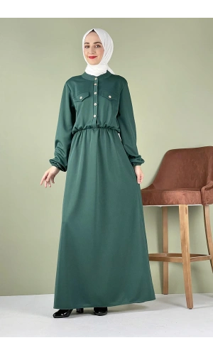 Moda Çizgi Tesettür Elbise