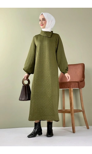 Moda Çizgi Tesettür Elbise