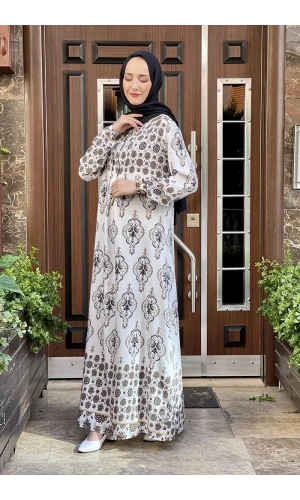 Moda Çizgi Tesettür Elbise