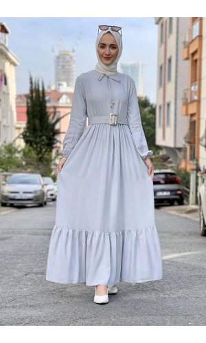 Moda Çizgi Tesettür Elbise