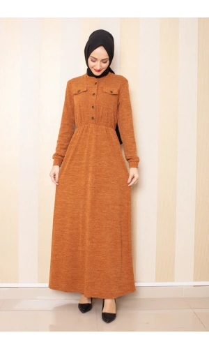 Moda Çizgi Tesettür Elbise