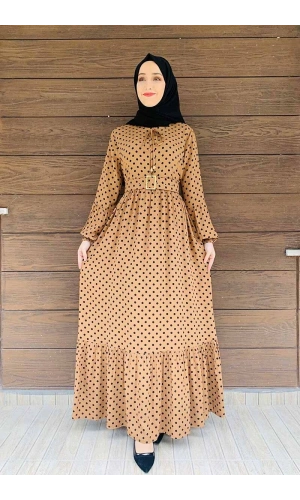 Moda Çizgi Tesettür Elbise