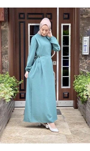 Moda Çizgi Tesettür Elbise