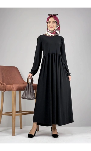 Moda Çizgi Tesettür Elbise