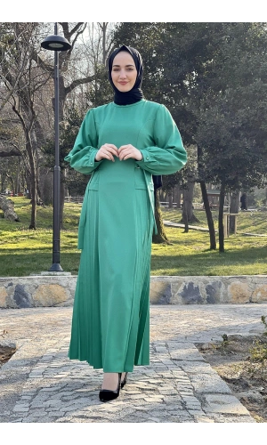 Moda Çizgi Tesettür Elbise