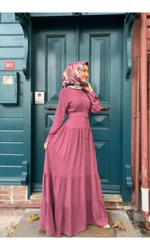 Moda Çizgi Tesettür Elbise