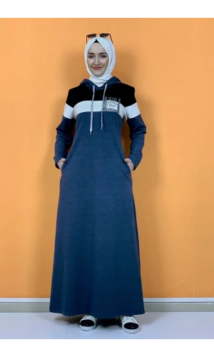 Moda Çizgi Tesettür Elbise
